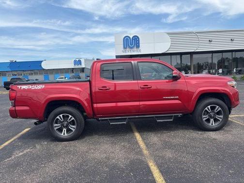 Red 2017 Toyota Tacoma TRD Sport