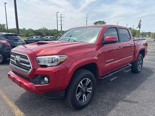 Red 2017 Toyota Tacoma TRD Sport