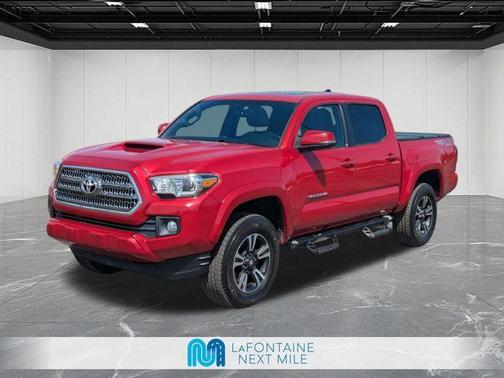 Red 2017 Toyota Tacoma TRD Sport