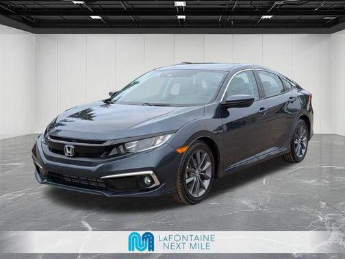 Blue 2019 Honda Civic EX