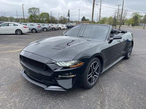 Shadow Black 2021 Ford Mustang EcoBoost Premium