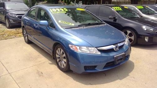 Atomic Blue Metallic 2010 Honda Civic EX-L