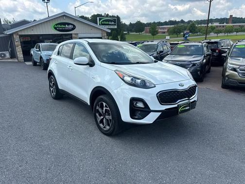 Clear White 2020 Kia Sportage LX