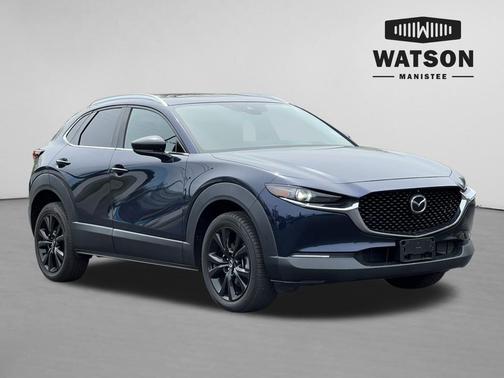 Deep Crystal Blue Mica 2023 Mazda CX-30 2.5 Turbo Premium Plus Package
