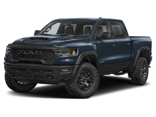Forged Blue Metallic 2026 RAM 1500 RHO Crew Cab 4x4 5'7' Box