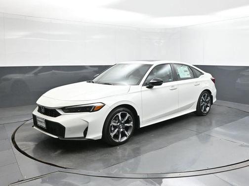 Platinum White Pearl 2026 Honda Civic Hybrid TOURING