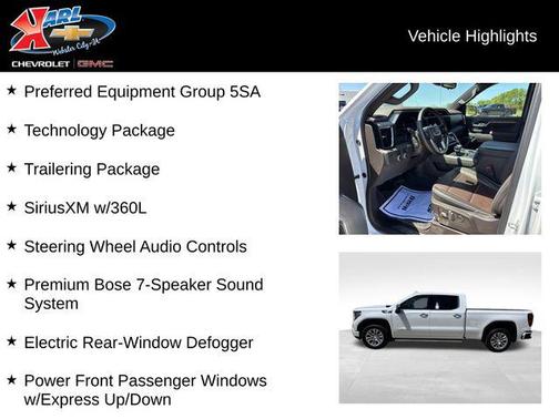 White Frost Tricoat 2024 GMC Sierra 1500 Denali