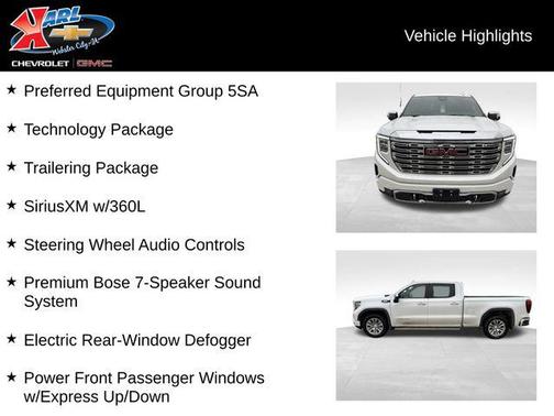 White Frost Tricoat 2024 GMC Sierra 1500 Denali