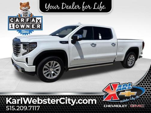 White Frost Tricoat 2024 GMC Sierra 1500 Denali
