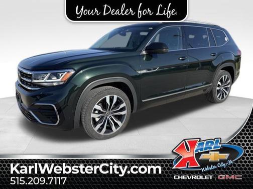 Racing Green 2021 Volkswagen Atlas 3.6L SEL Premium