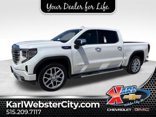 White Frost Tricoat 2023 GMC Sierra 1500 Denali
