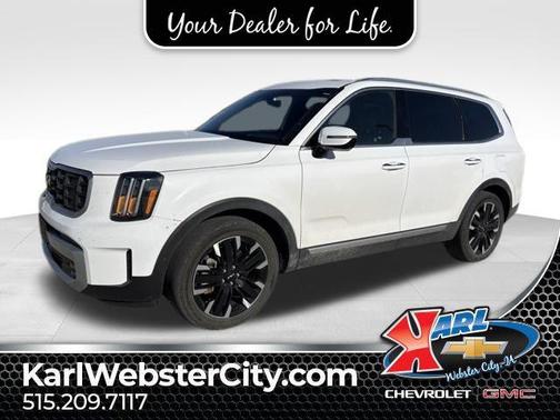Glacial White Pearl 2024 Kia Telluride SX Prestige