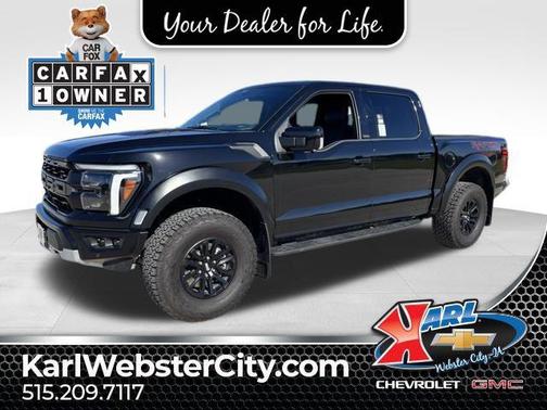 AGATE BLACK METALLIC 2025 Ford F-150 Raptor