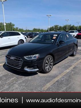 Brilliant Black 2023 Audi A4 40 Premium