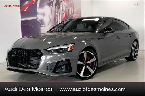 Chronos Gray Metallic 2023 Audi A5 Sportback 45 S Line Premium Plus
