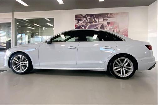 Glacier White Metallic 2023 Audi A4 Prestige 45 TFSI S line quattro S tronic