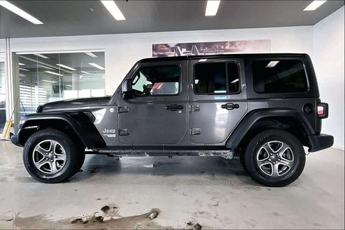 Granite Crystal Metallic Clearcoat 2018 Jeep Wrangler Unlimited Sport