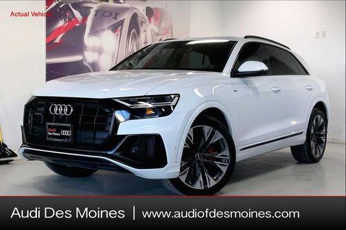 Glacier White Metallic 2021 Audi Q8 55 Premium Plus