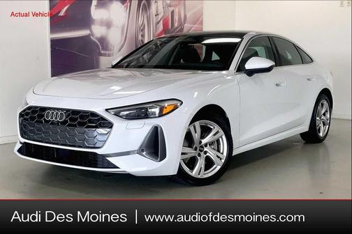 Glacier White Metallic 2025 Audi A5 Premium TFSI quattro S tronic