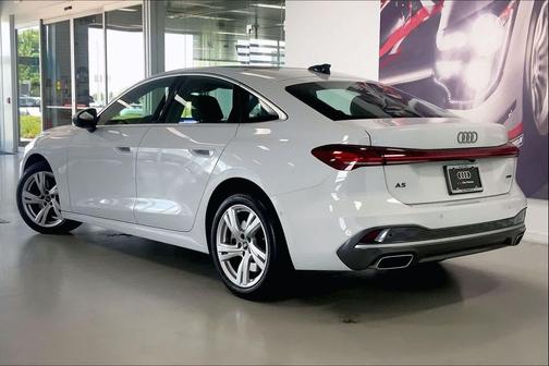 Glacier White Metallic 2025 Audi A5 Premium TFSI quattro S tronic