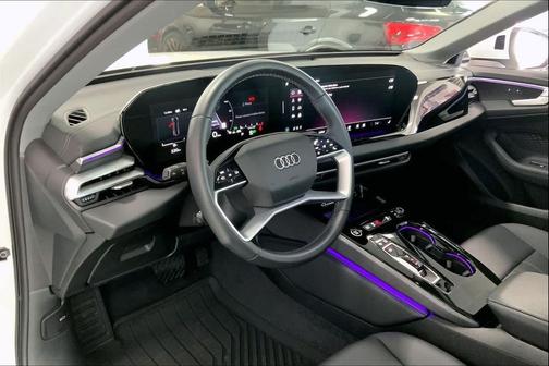 Glacier White Metallic 2025 Audi A5 Premium TFSI quattro S tronic