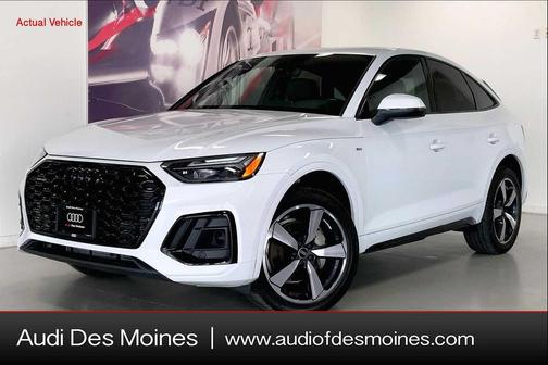 Glacier White Metallic 2023 Audi Q5 45 S line Premium Plus