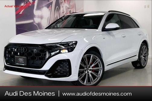 Glacier White Metallic 2026 Audi Q8 55 Prestige