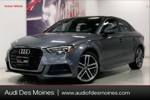Monsoon Gray Metallic 2018 Audi A3 2.0T Premium