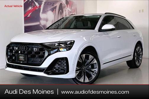 Glacier White Metallic 2024 Audi Q8 55 Premium Plus