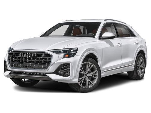 Glacier White Metallic 2024 Audi Q8 55 Premium Plus
