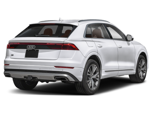 Glacier White Metallic 2024 Audi Q8 55 Premium Plus