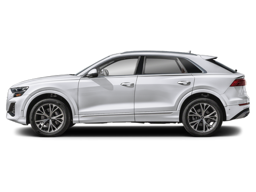 Glacier White Metallic 2024 Audi Q8 55 Premium Plus