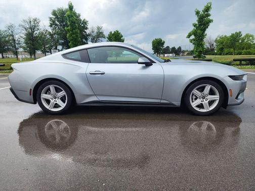 Iconic Silver Metallic 2026 Ford Mustang EcoBoost Premium