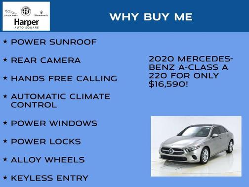2020 Mercedes-Benz A-Class A 220