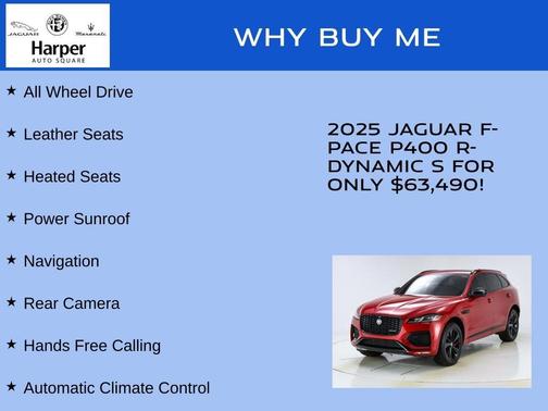 2025 Jaguar F-PACE P400 R-Dynamic S