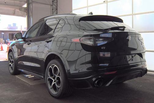 Vulcano Black Metallic 2024 Alfa Romeo Stelvio Veloce