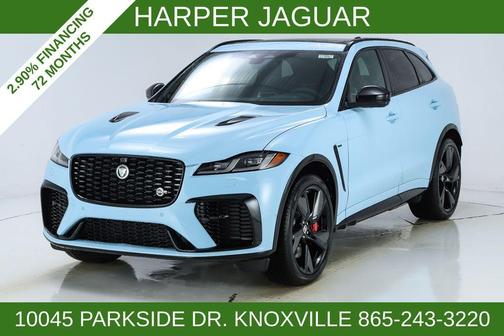 Chalk Blue 2026 Jaguar F-PACE SVR 575 Edition