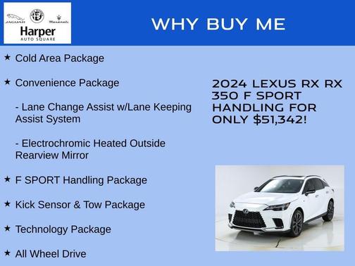 2024 Lexus RX 350 F SPORT Handling