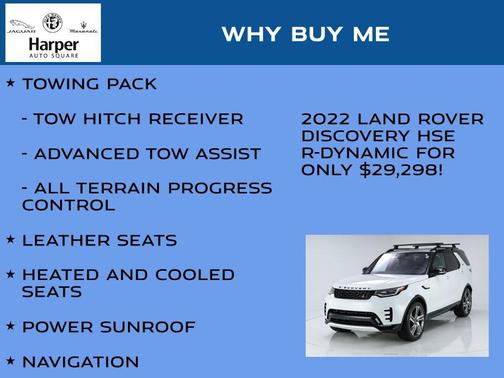 Fuji White 2022 Land Rover Discovery P360 R-Dynamic HSE