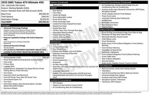 2025 GMC Yukon AT4 Ultimate
