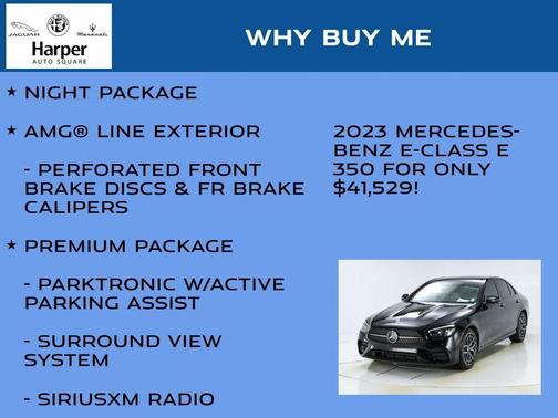 2023 Mercedes-Benz E-Class E 350