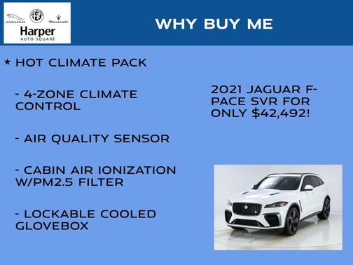Fuji White 2021 Jaguar F-PACE SVR