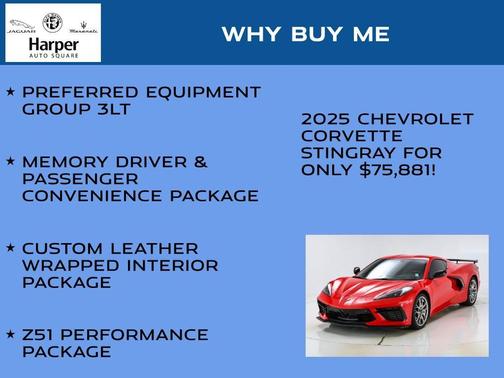2025 Chevrolet Corvette Stingray w/3LT