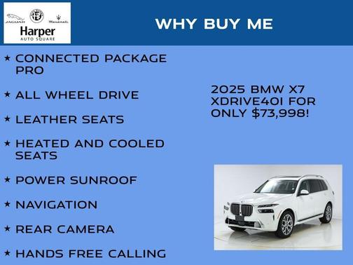 2025 BMW X7 xDrive40i