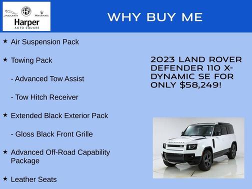 Fuji White 2023 Land Rover Defender 110 X-Dynamic SE