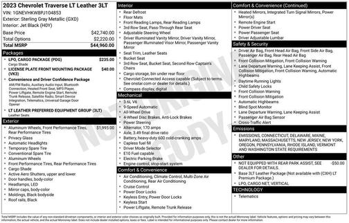 2023 Chevrolet Traverse LT Leather