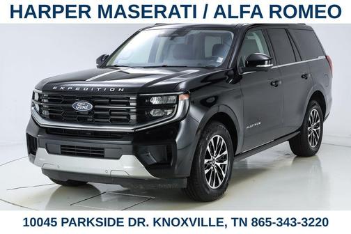 Agate Black Metallic 2025 Ford Expedition Platinum