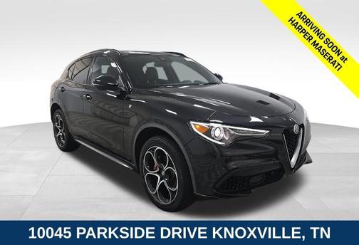 Vulcano Black Metallic 2023 Alfa Romeo Stelvio Ti