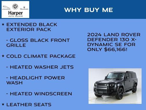 Carpathian Grey 2024 Land Rover Defender 130 X-Dynamic SE
