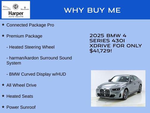 Gray Metallic 2025 BMW 430 Gran Coupe i xDrive